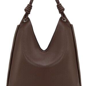 Hobo Bags for Women Soft Slouchy Top Handle Shoulder Purses Handbag with Knot St